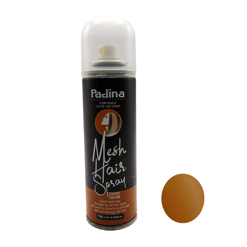 اسپری رنگ مو پادینا مدل 01 حجم 150 میلی لیتر رنگ شکلاتی