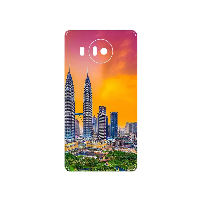 برچسب پوششی ماهوت مدل City of Kuala Lumpur مناسب برای گوشی موبایل مایکروسافت Lumia 950 XL