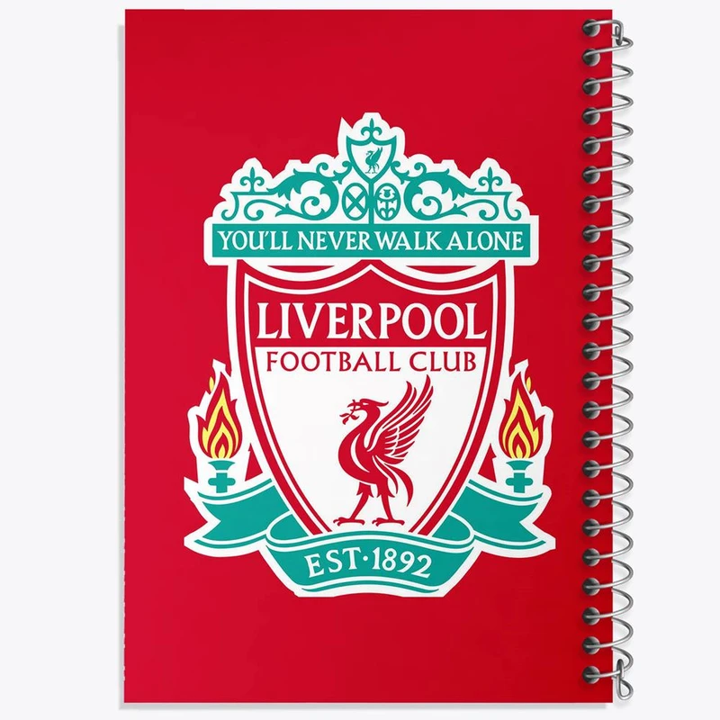 دفتر مشق 50 برگ خندالو مدل باشگاه لیورپول کد 26965
