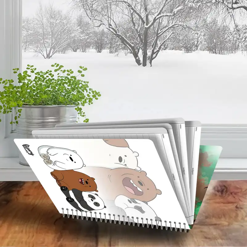 دفتر مشق مستر راد مدل خرس های کله فندقی طرح تحصیلی کد fiory 2145