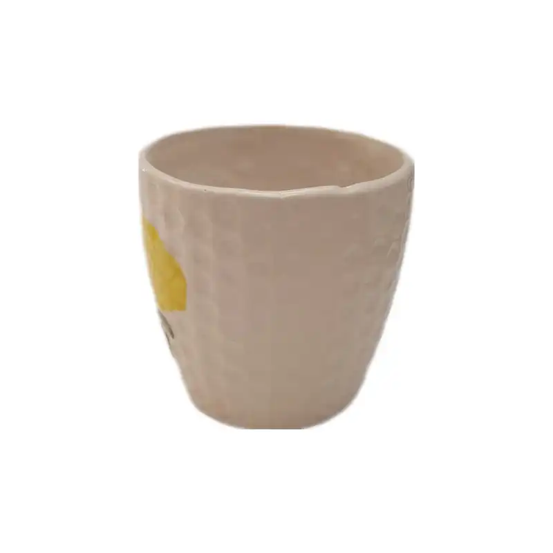 گلدان سرامیکی طرح گل رز برجسته کد2