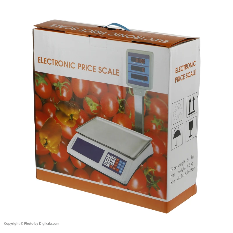 عکس شماره 9 : ترازو فروشگاهی کمری مدل 50 کیلوگرم