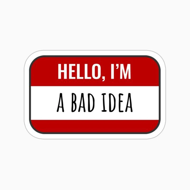 استیکر لپ تاپ و موبایل بووم طرح نوشته کد BM43