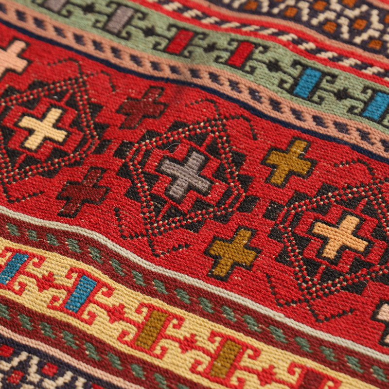 گلیم دستبافت دو نیم متری مدل ورنی کد 4030224