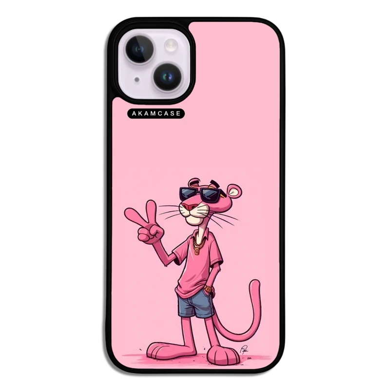 کاور آکام مدل AMC-WA14-PINK PANTHER10 مناسب برای گوشی موبایل اپل iPhone 14