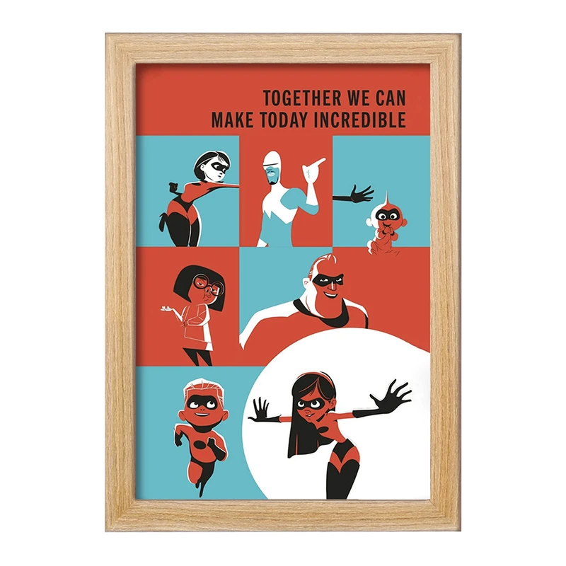 تابلو خندالو مدل شگفت انگیزان (The Incredibles) کد F10132