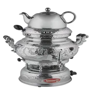 سماور گازی طاووس کد 3-127 گنجایش 8 لیتر
