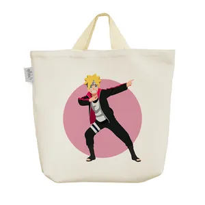 ساک خرید خندالو مدل انیمه بوروتو کد 1163