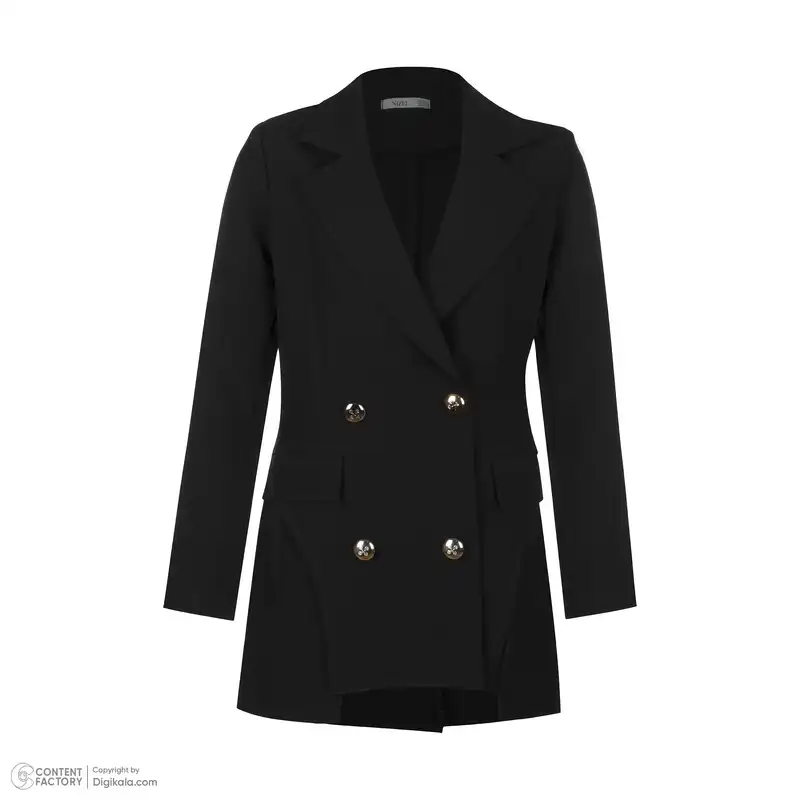 مانتو کتی زنانه نیزل مدل 0095-002 رنگ مشکی