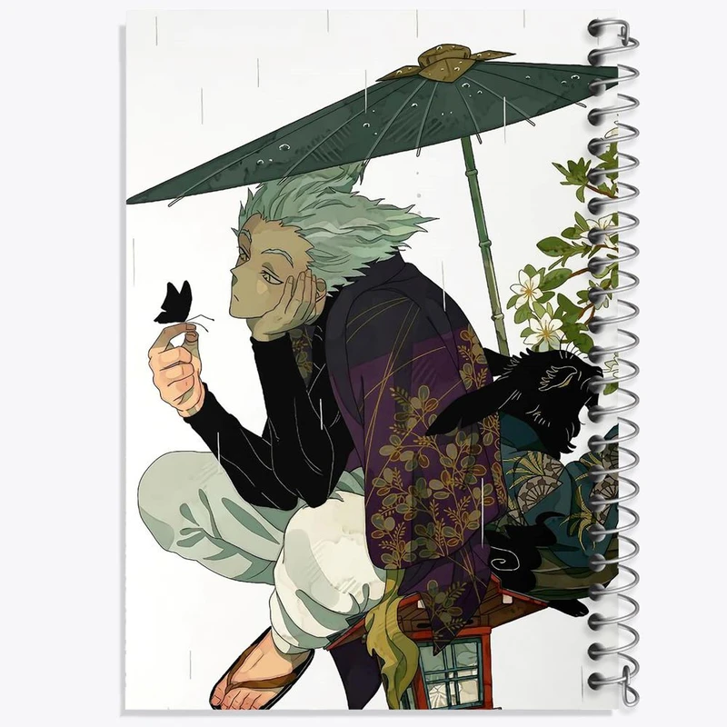 دفتر ژورنال نویسی 50 برگ خندالو مدل نقطه ای طرح گارو انیمه مرد تک مشتی One Punch Man کد 11353