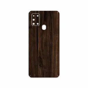 MAHOOT Dark Walnut Wood Cover Sticker for Samsung Galaxy A21s