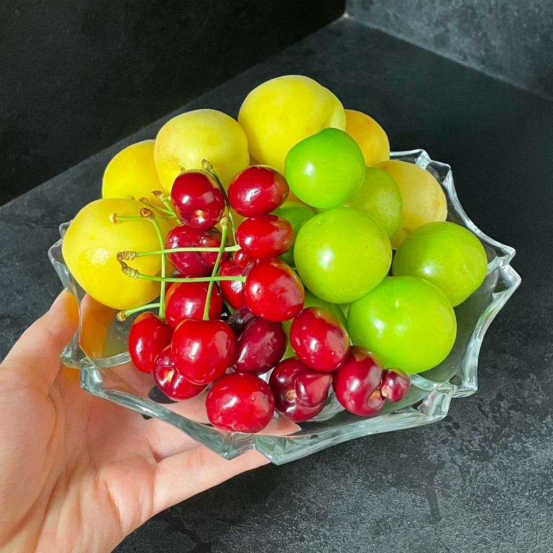 شیرینی‌خوری پایه‌دار کریستال دایره‌ای مدل 2025 با قابلیت شست‌وشو دستی و ماشینی و ابعاد 19×19×10 سانتی‌متر