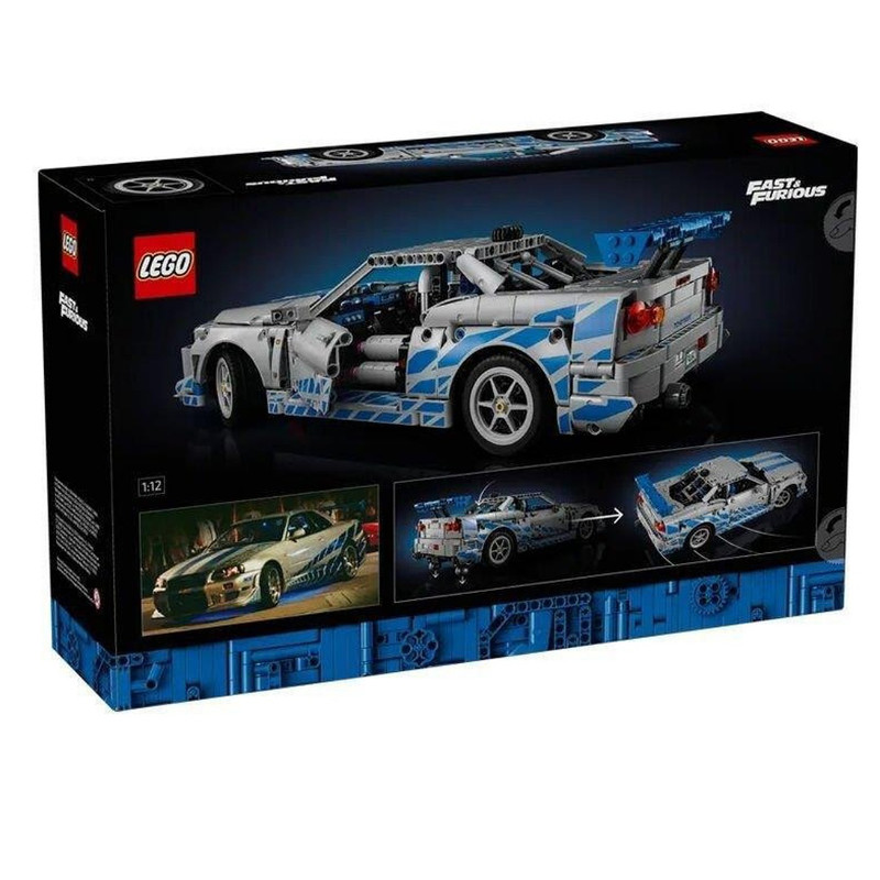 لگو سری تکنیک مدل 2 Fast 2 Furious Nissan Skyline GT-R (R34) Car کد 42210