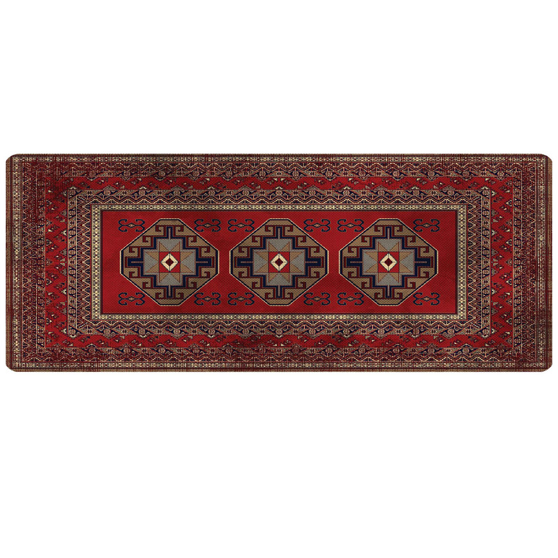 پادری مدل عریض جلوسینکی طرح فرش قشقایی کد L6-204 سایز 46x109 سانتی متر