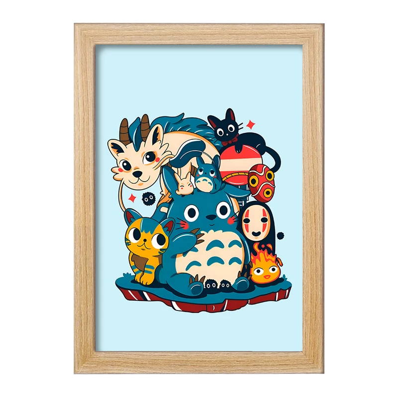 تابلو خندالو مدل انیمه توتورو کد F9873