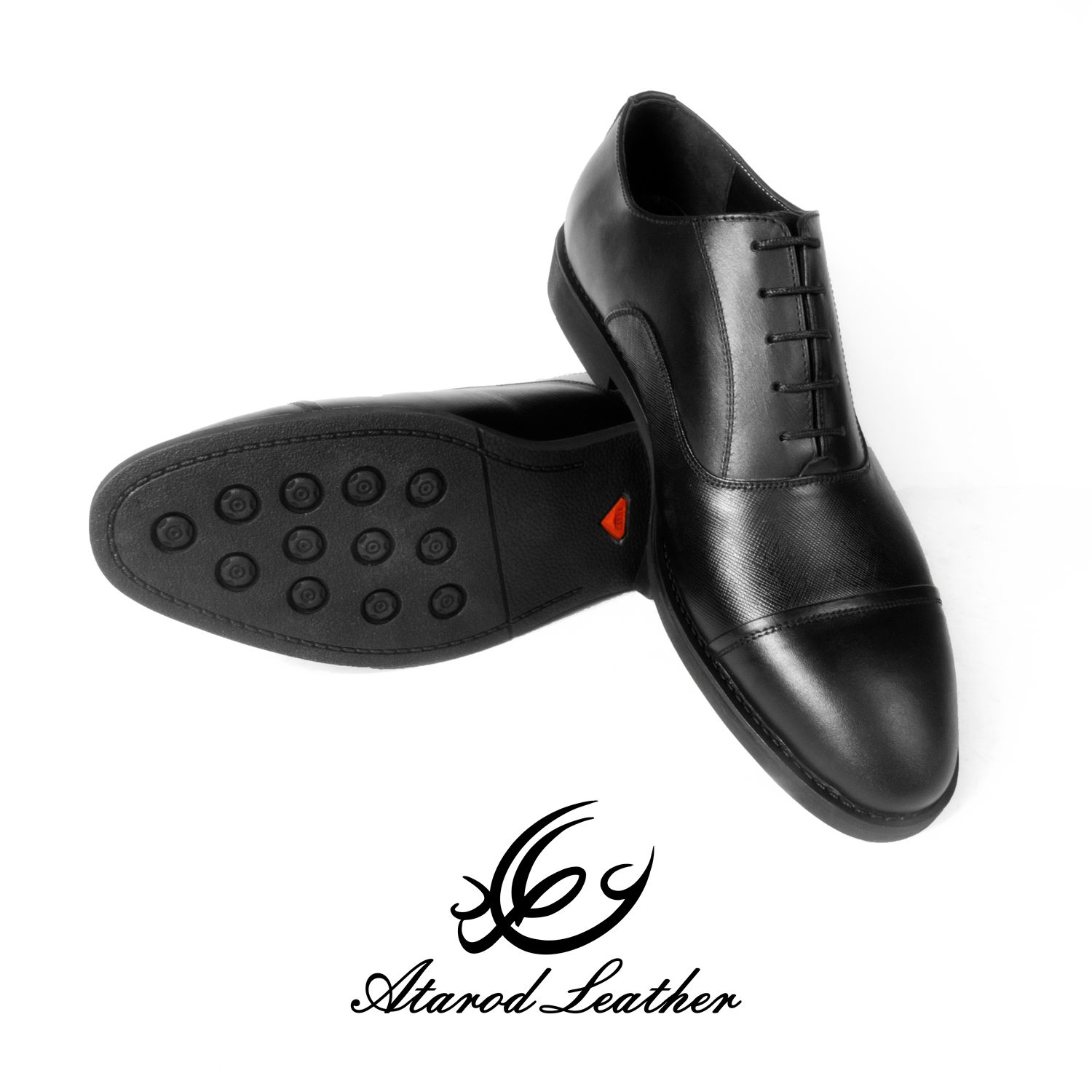 کفش مردانه چرم عطارد مدل چرم طبیعی کد SH86 -  - 7