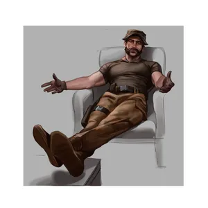 استیکر لپ تاپ و موبایل مدل بازی طرح کال اف دیوتی کاپیتان پرایس Call of Duty Captain price کد 3935
