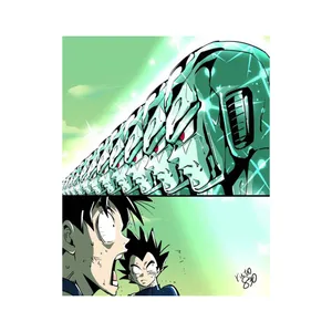 استیکر لپ تاپ و موبایل مدل انیمه طرح دراگون بال سان گوکو Dragon ball Son Goku کد 3832