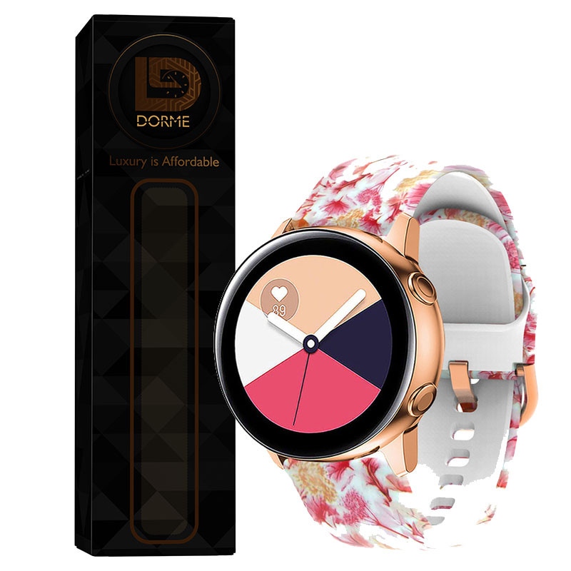 بند درمه مدل Rosa  مناسب برای ساعت هوشمند سامسونگ Galaxy Watch 4 40mm/44mm