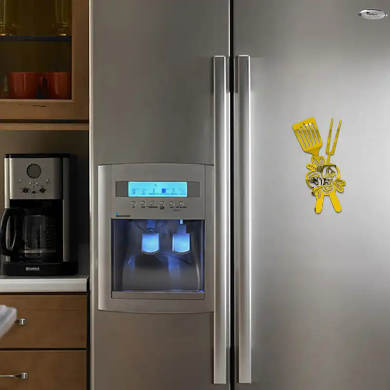 آینه پلکسی گلس دکوماتوس طرح کفگیر و چنگال مدل Kit 120