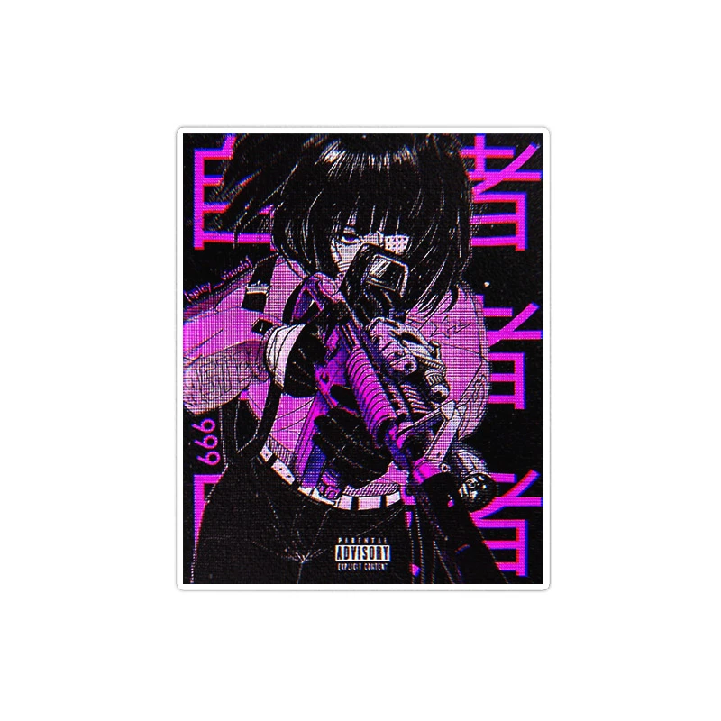       استیکر لپ تاپ ویندی دیزاین طرح anime مدل vindi1074