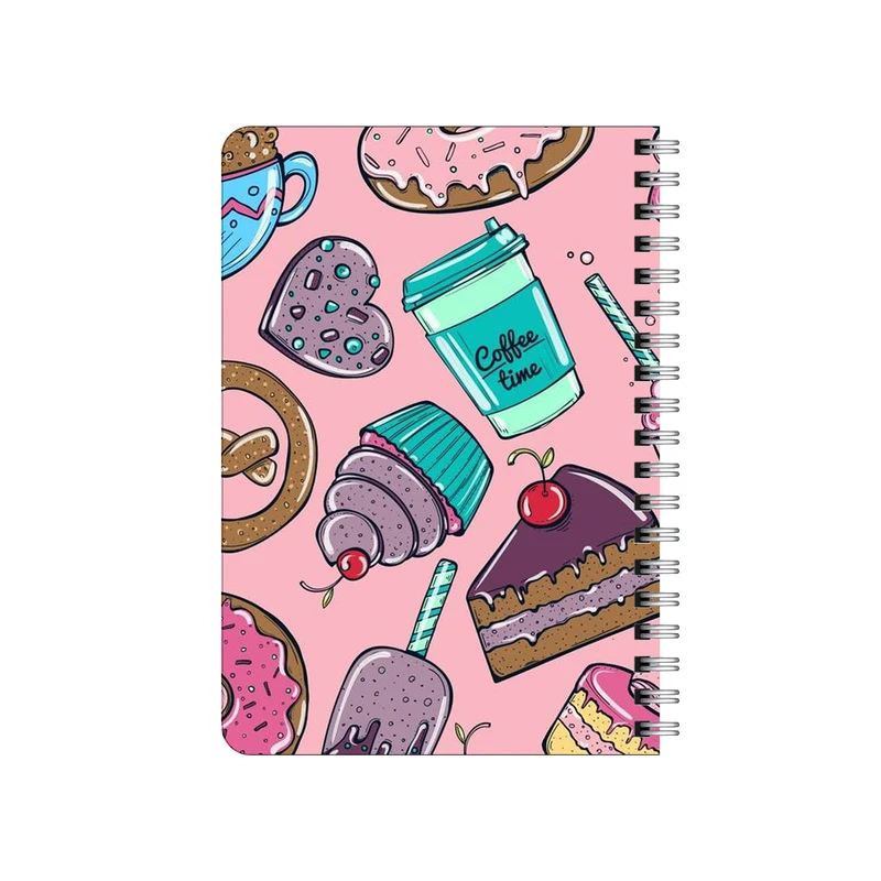 دفترچه یادداشت بامبیلیپ مدل چوبی طرح کیک و بستنی و دونات کد 8743110