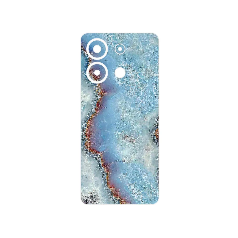 برچسب پوششی ماهوت مدل Blue_Ocean_Marble مناسب برای گوشی موبایل شیائومی Redmi Note 13 4G