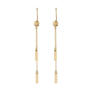 گوشواره طلا 18 عیار زنانه مدیسا مدل E2011