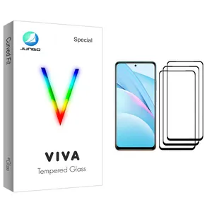 Junbo Viva Glass Screen Protector For Xiaomi Mi 10T Lite 5G Pack Of 3