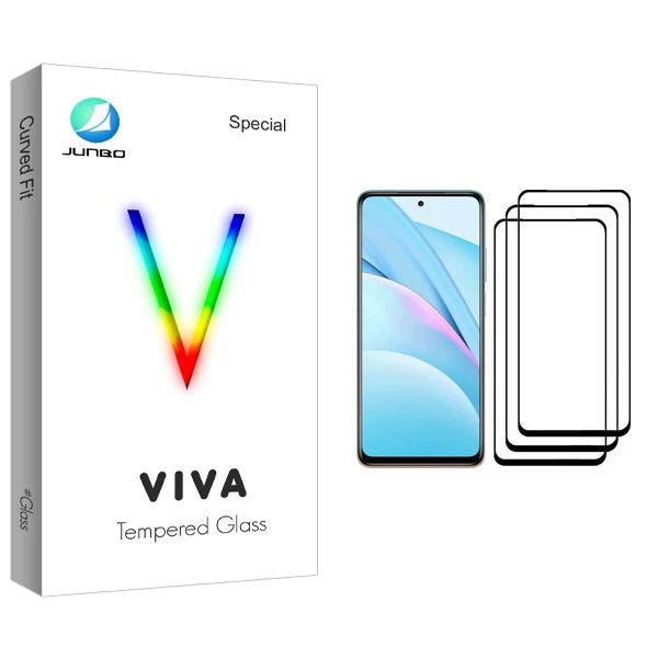 محافظ صفحه نمایش جانبو مدل Viva Glass مناسب برای گوشی موبایل شیائومی Mi 10T Lite 5G بسته سه عددی