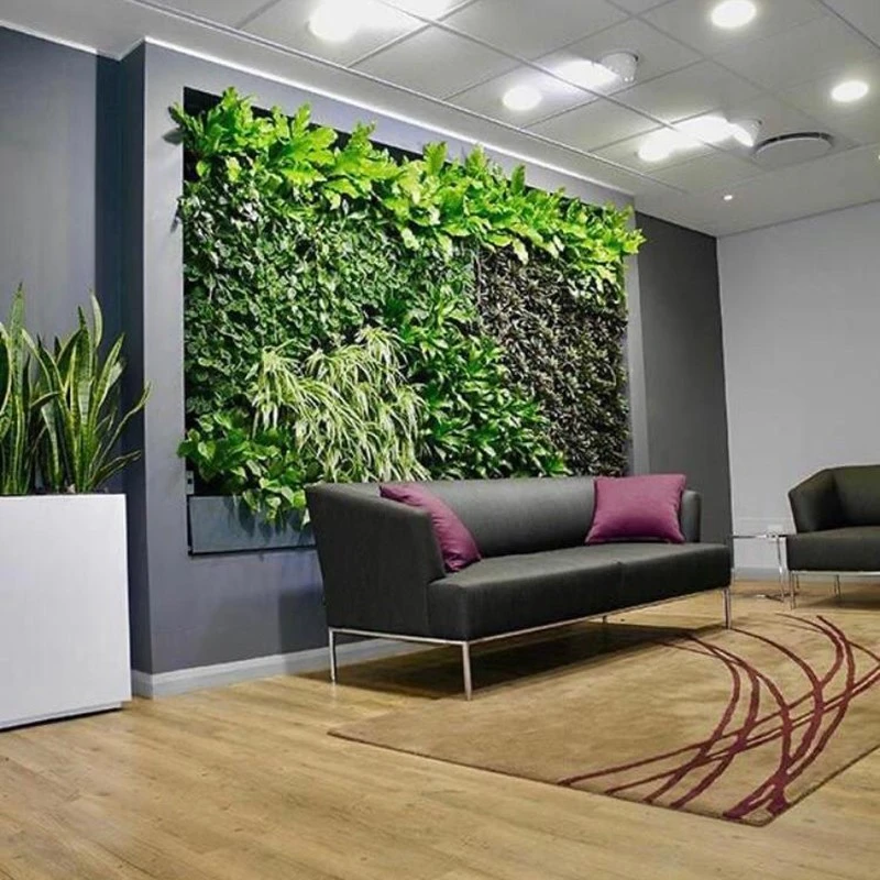 عکس شماره 11 : دیوارپوش مدل دیوار سبز مصنوعی گل پونه، بسته 16 عددی