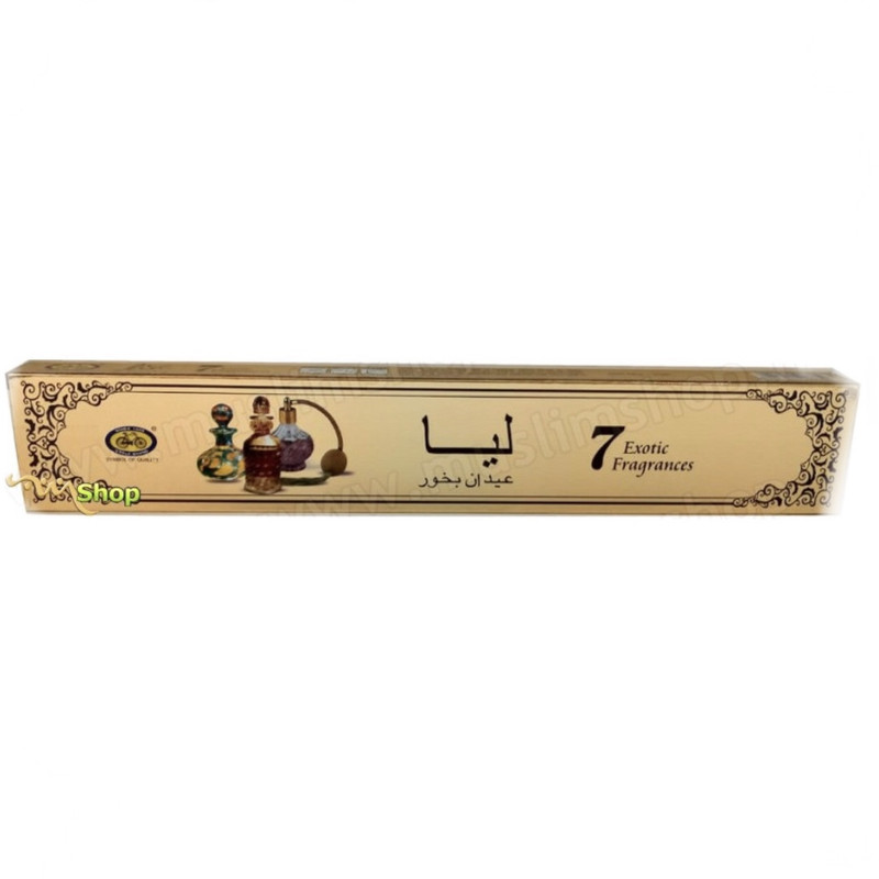 عود دست ساز  مدل هفت عصاره ی عربی  کد 19  بسته 35 عددی