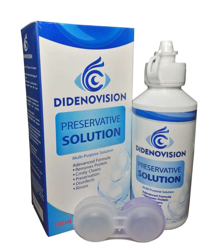 محلول شستشوی لنز دیدنو ویژن مدل Preservative-Solution حجم 120 میلی لیتر محلول شستشوی لنز دیدنو ویژن مدل Preservative-Solution حجم 120 میلی لیتر