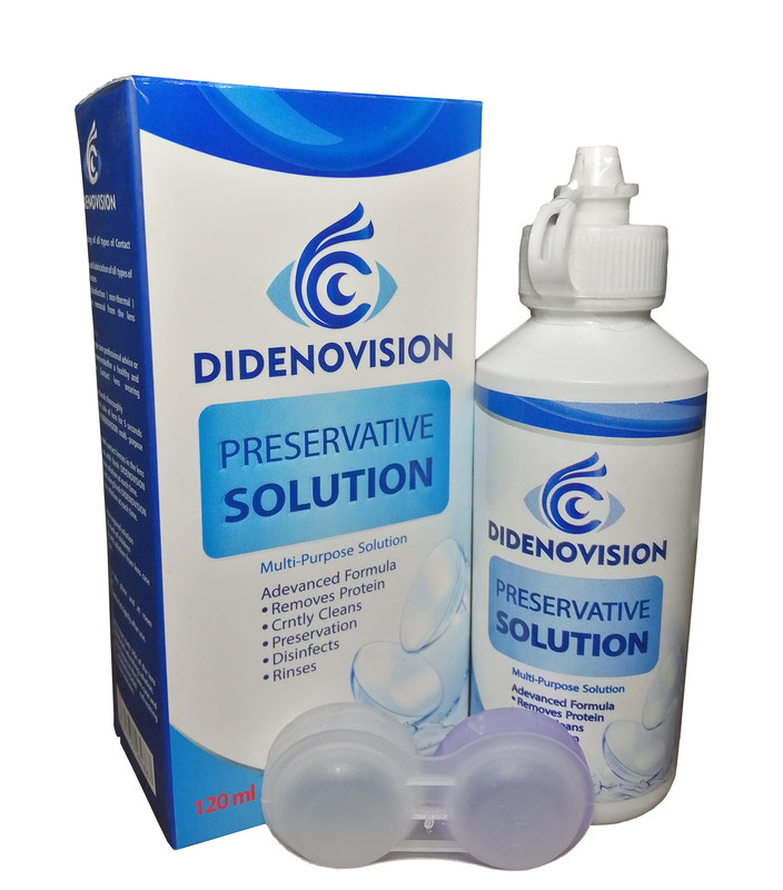 محلول شستشوی لنز دیدنو ویژن مدل Preservative-Solution حجم 120 میلی لیتر محلول شستشوی لنز دیدنو ویژن مدل Preservative-Solution حجم 120 میلی لیتر