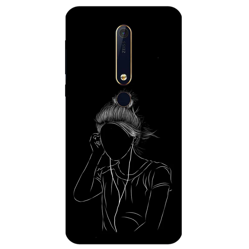 کاور مگافون طرح مینیمال مدل 1858 مناسب برای گوشی موبایل نوکیا 6.1      