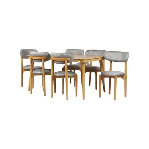 نقد و بررسی میز و صندلی ناهارخوری 6 نفره گالری چوب آشنایی مدل Khod-mini6 توسط خریداران