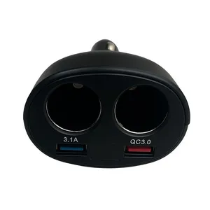 شارژر فندکی  120 وات چهار پورت مدل P-25