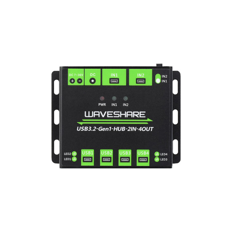 هاب 4 پورت USB 3.2 ویوشیر مدل waveshare