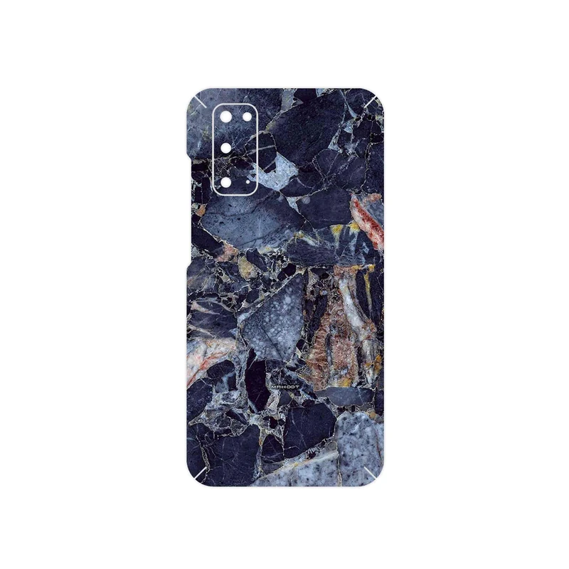 برچسب پوششی ماهوت مدل Broken black marble مناسب برای گوشی موبایل سامسونگ Galaxy S20