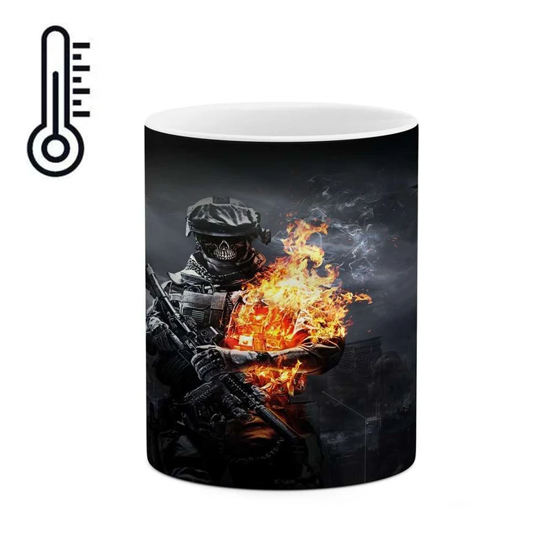 ماگ حرارتی کاکتی مدل Battlefield کد mgh12214