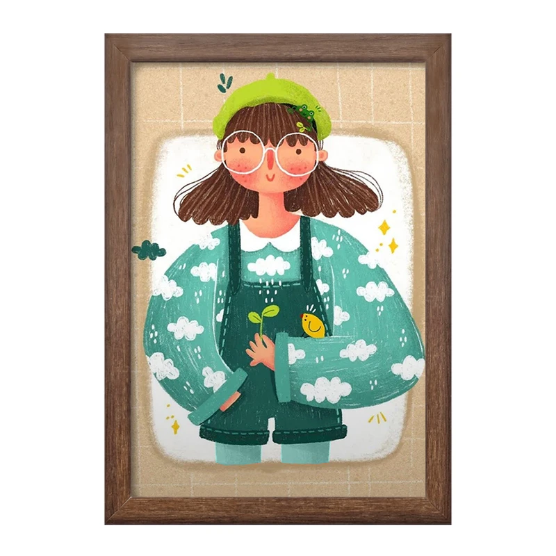 تابلو خندالو طرح دخترانه فانتزی کد 25731