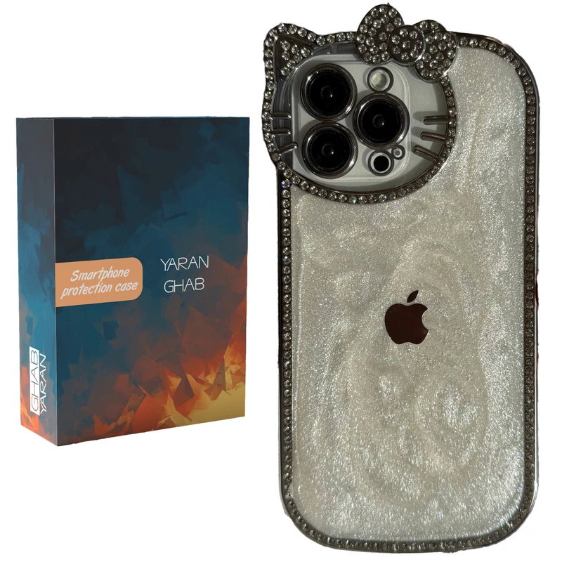 کاور قاب یاران مدل گربه مناسب برای گوشی موبایل اپل iPhone 16 Pro 