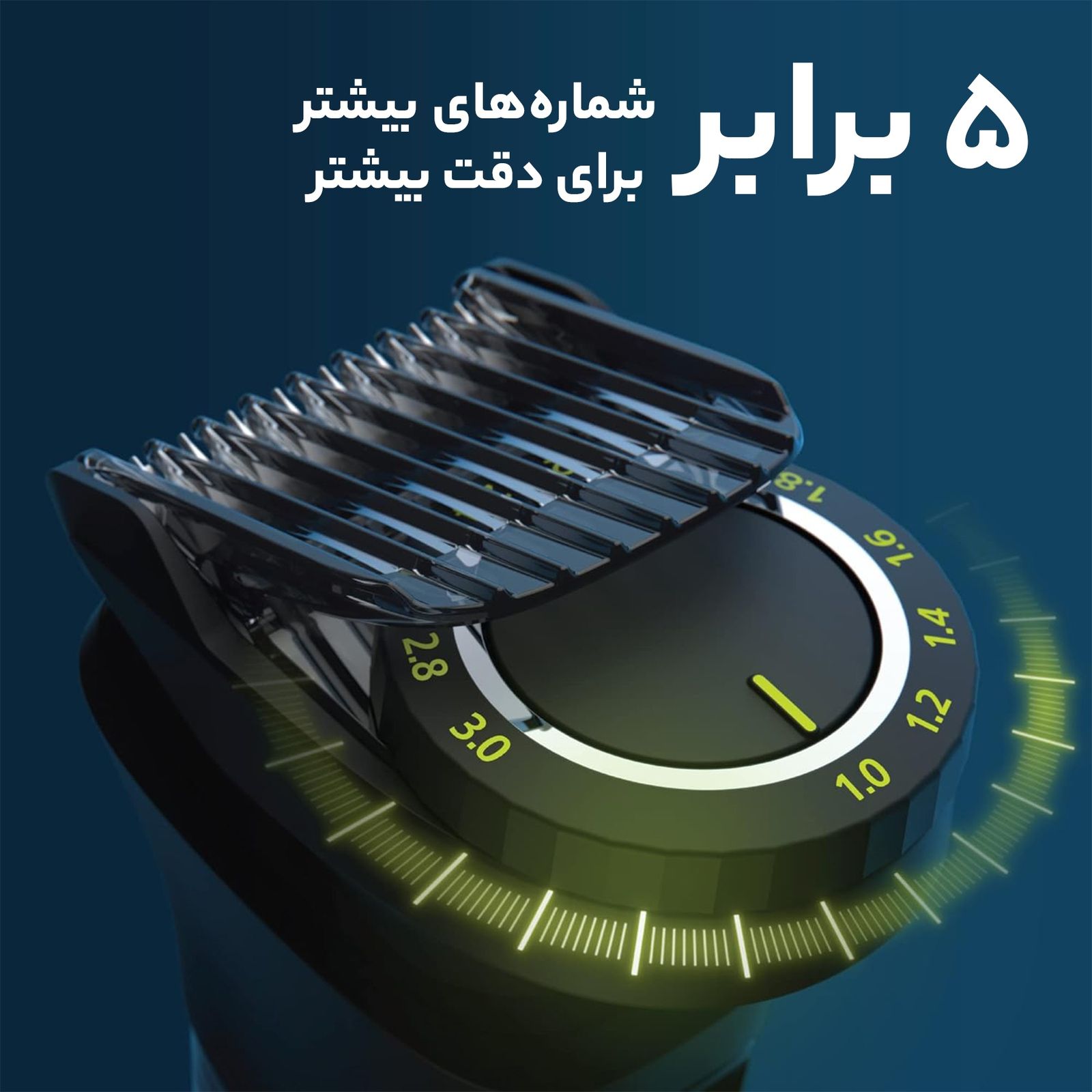 ست ماشین اصلاح موی صورت و بدن فیلیپس مدل mg9510/60 - - 11