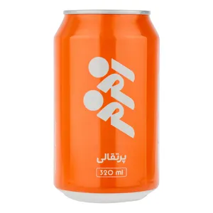 نوشابه گازدار پرتقالی زمزم - 320 میلی‌لیتر