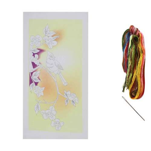  بسته گلدوزی مدل فصل بهار کد 76 مجموعه 3 عددی