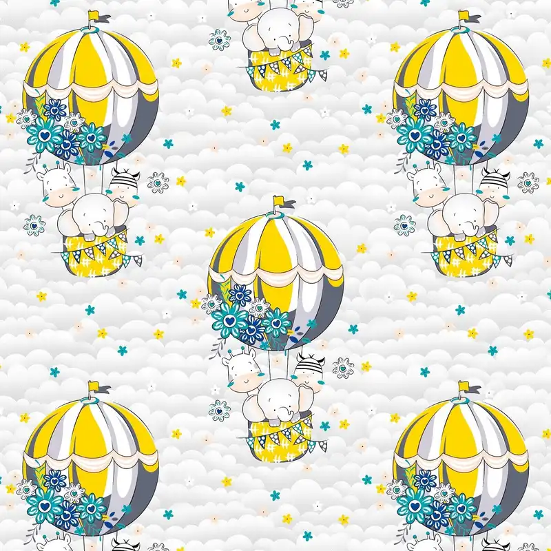 پارچه ملحفه طرح بالن کد 0180