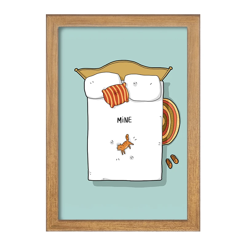 تابلو خندالو مدل گربه Cat  کد 23292