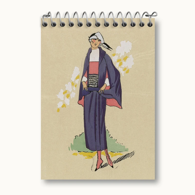 دفتر یادداشت 50 برگ خندالو طرح فیگور دخترانه کد N2467