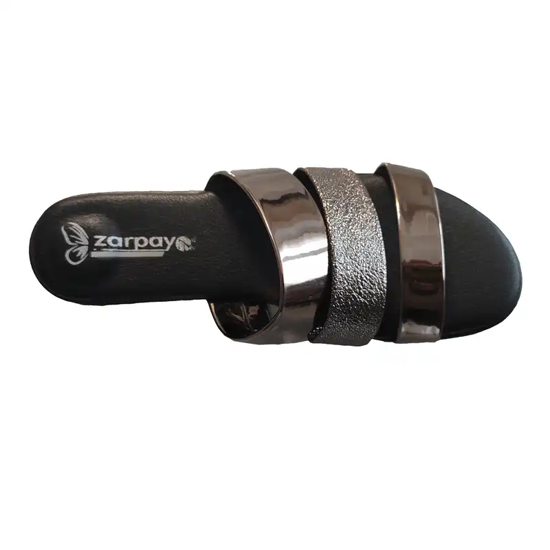 دمپایی زنانه زرپای مدل 5-561 رنگ دودی