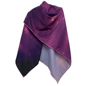 روسری زنانه مدل نخی کجراه پاییزه دست دوز کد 1802